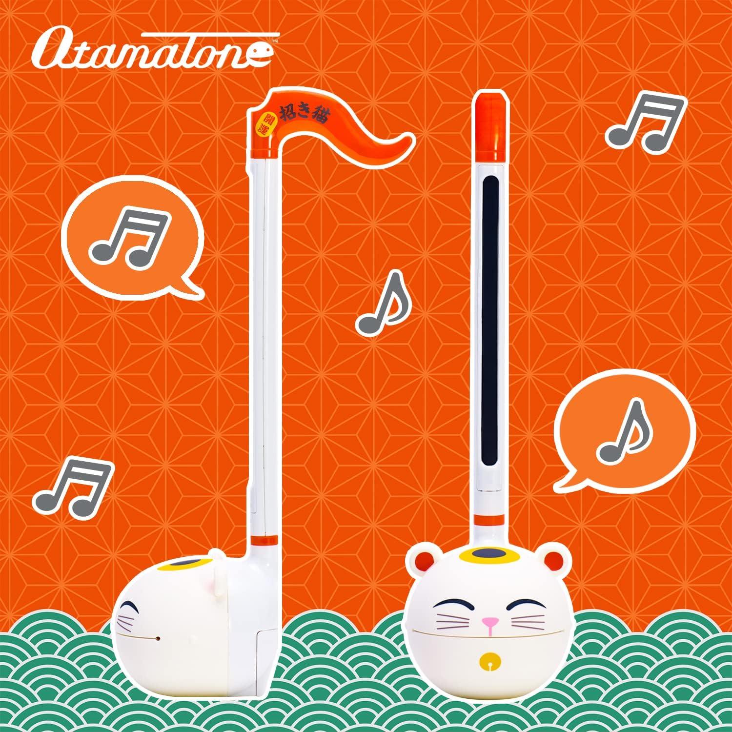 imageOtamatone Classic Hatsune Miku Vocaloid Officially Licensed Japanese Character Electronic Musical Instrument Portable Synthesizer from Japan Maywa Denki for Children Kids and Adults GiftLucky Cat