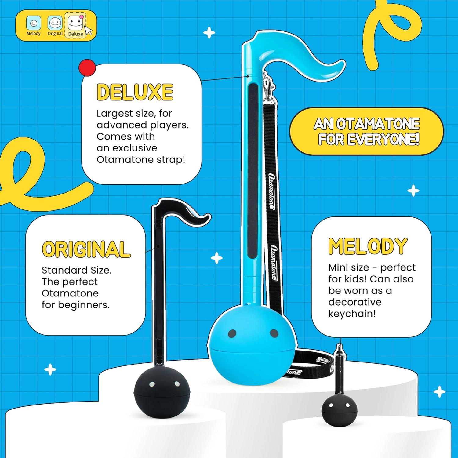 imageOtamatone Deluxe Electronic Musical Instrument for Adults Portable Synthesizer Digital Electric Music from Japan by CubeMaywa Denki Cool Stuff Gifts Unicorn English ManualBlue Deluxe