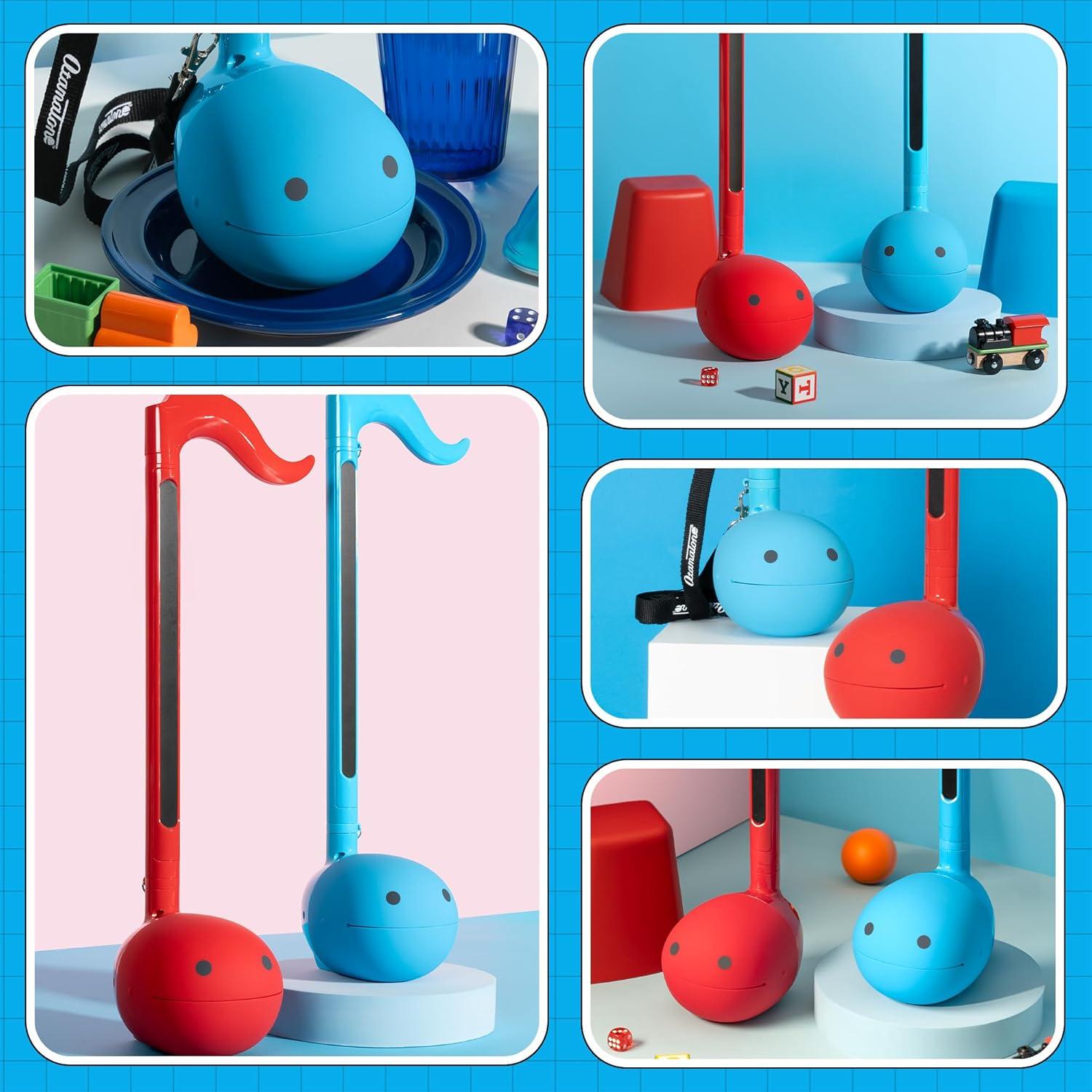 imageOtamatone Deluxe Electronic Musical Instrument for Adults Portable Synthesizer Digital Electric Music from Japan by CubeMaywa Denki Cool Stuff Gifts Unicorn English ManualBlue Deluxe