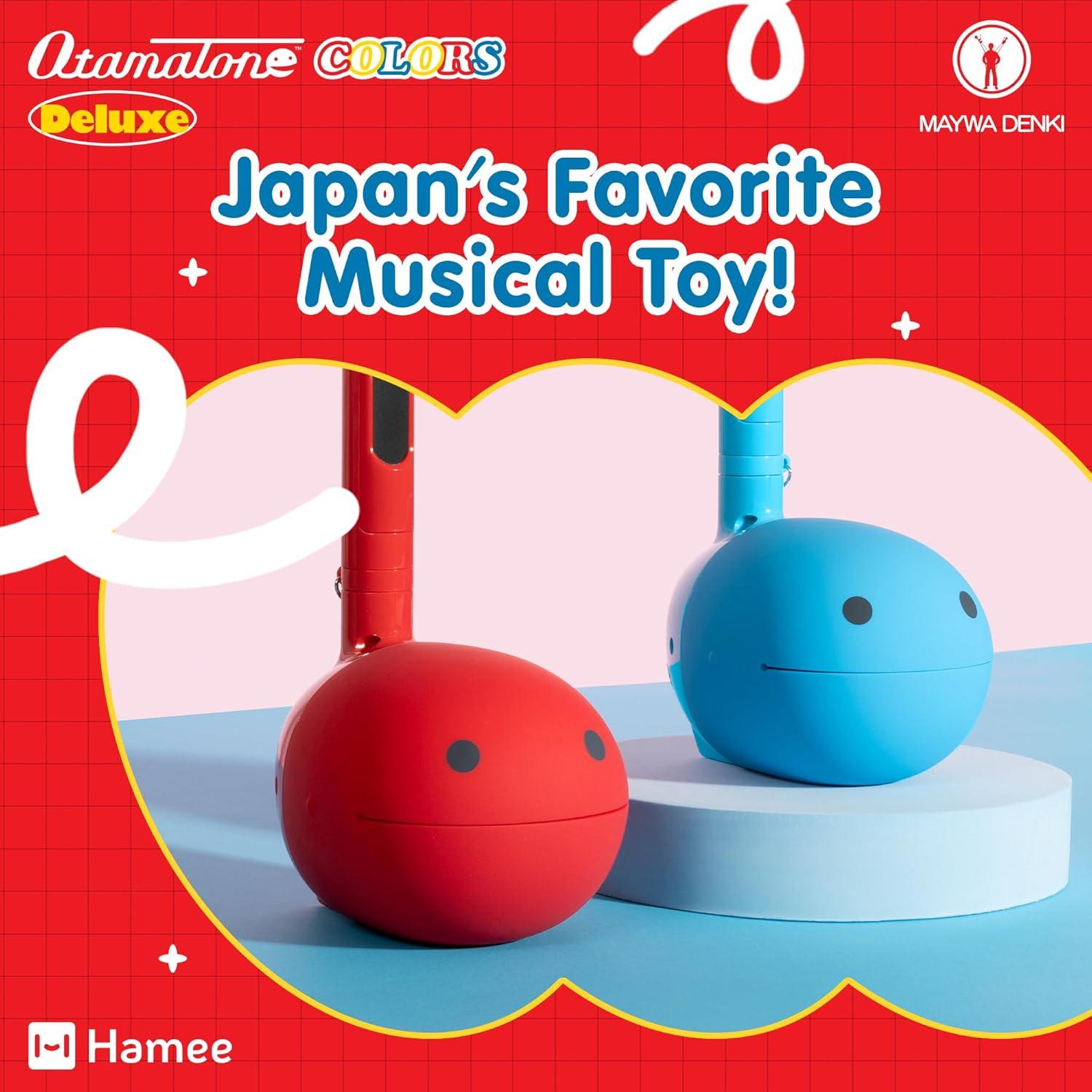 imageOtamatone Deluxe Electronic Musical Instrument for Adults Portable Synthesizer Digital Electric Music from Japan by CubeMaywa Denki Cool Stuff Gifts Unicorn English ManualRed Deluxe