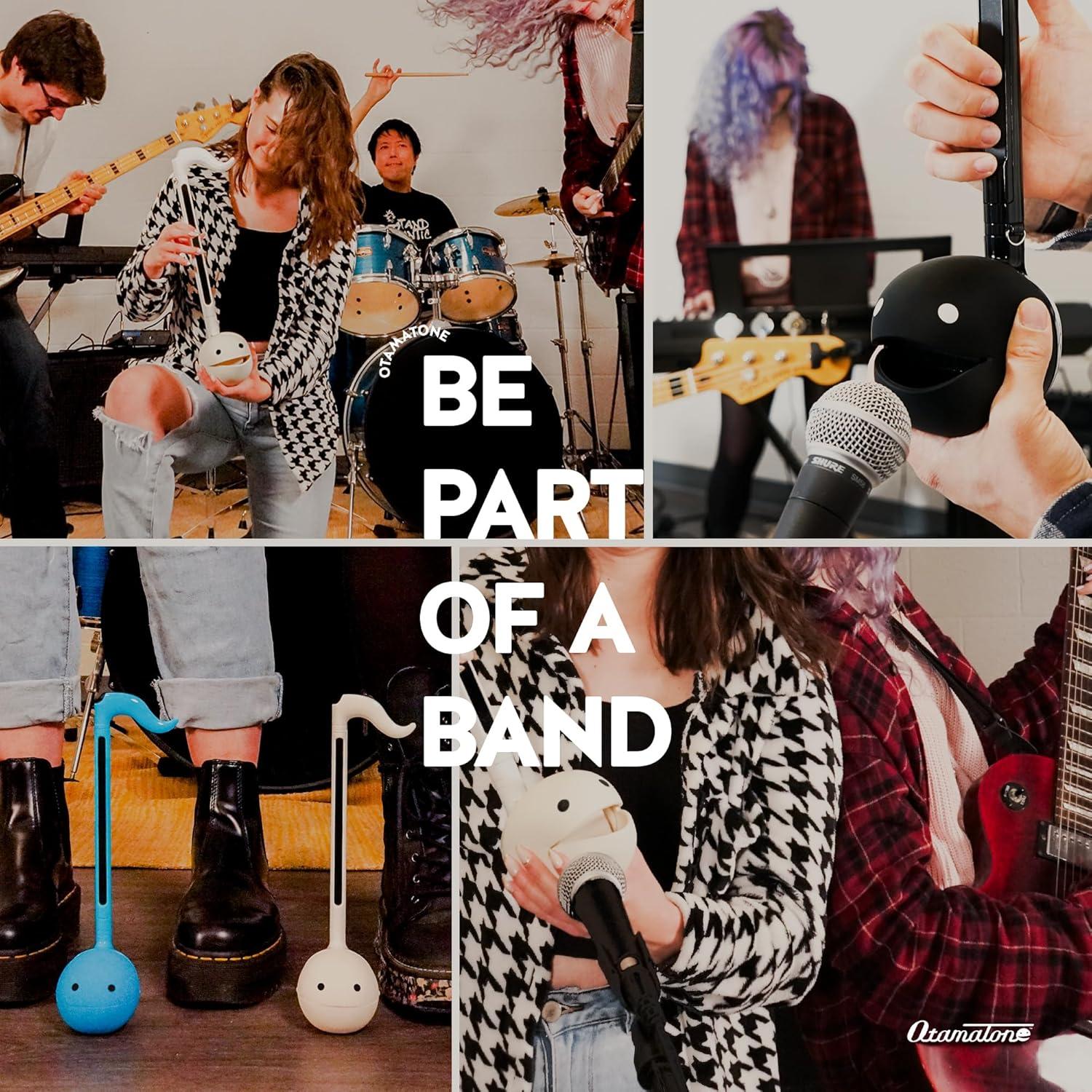 imageOtamatone Deluxe English Manual Electronic Musical Instrument Synthesizer from Japan by CubeMaywa Denki WhiteDeluxe Black