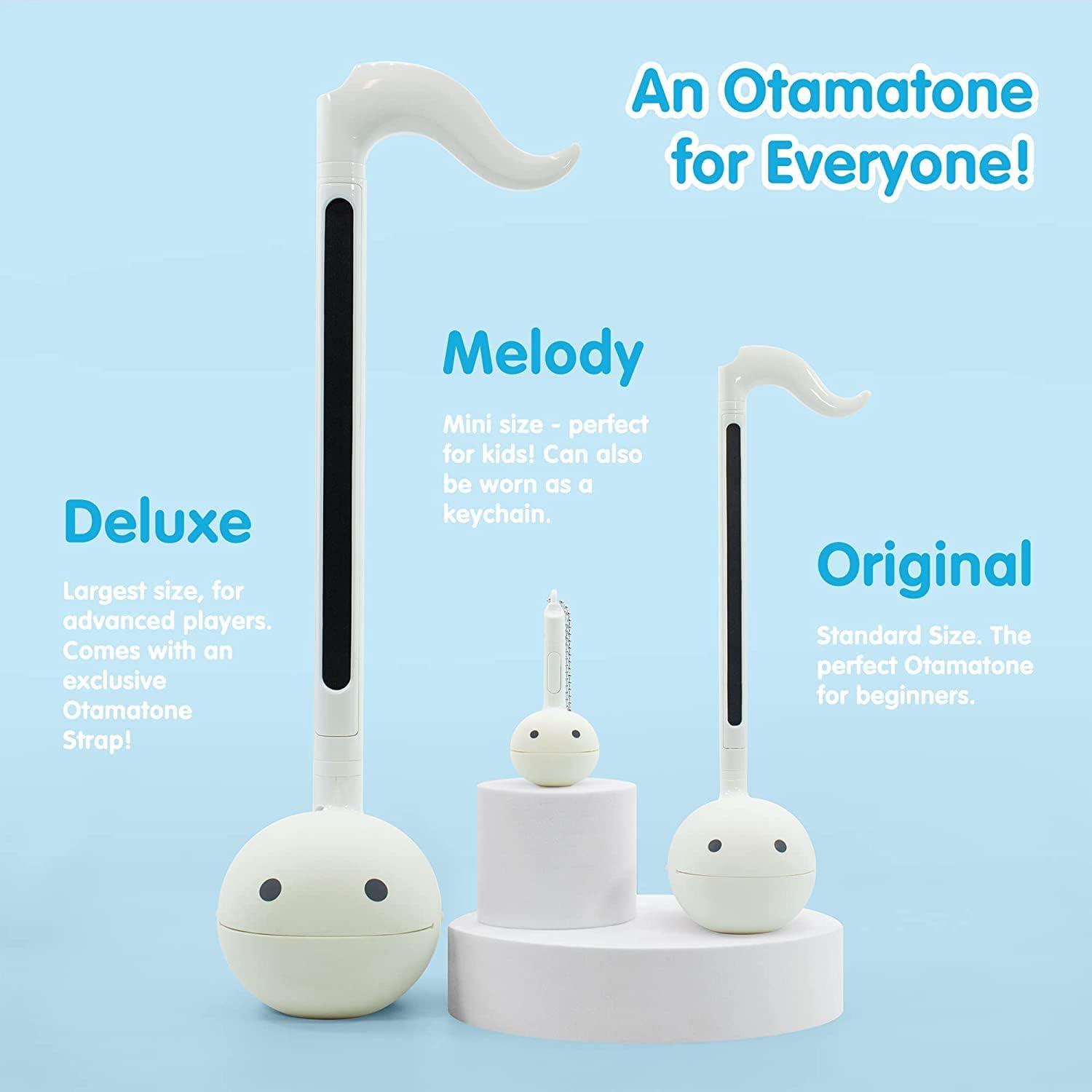 imageOtamatone Deluxe English Manual Electronic Musical Instrument Synthesizer from Japan by CubeMaywa Denki WhiteDeluxe English White
