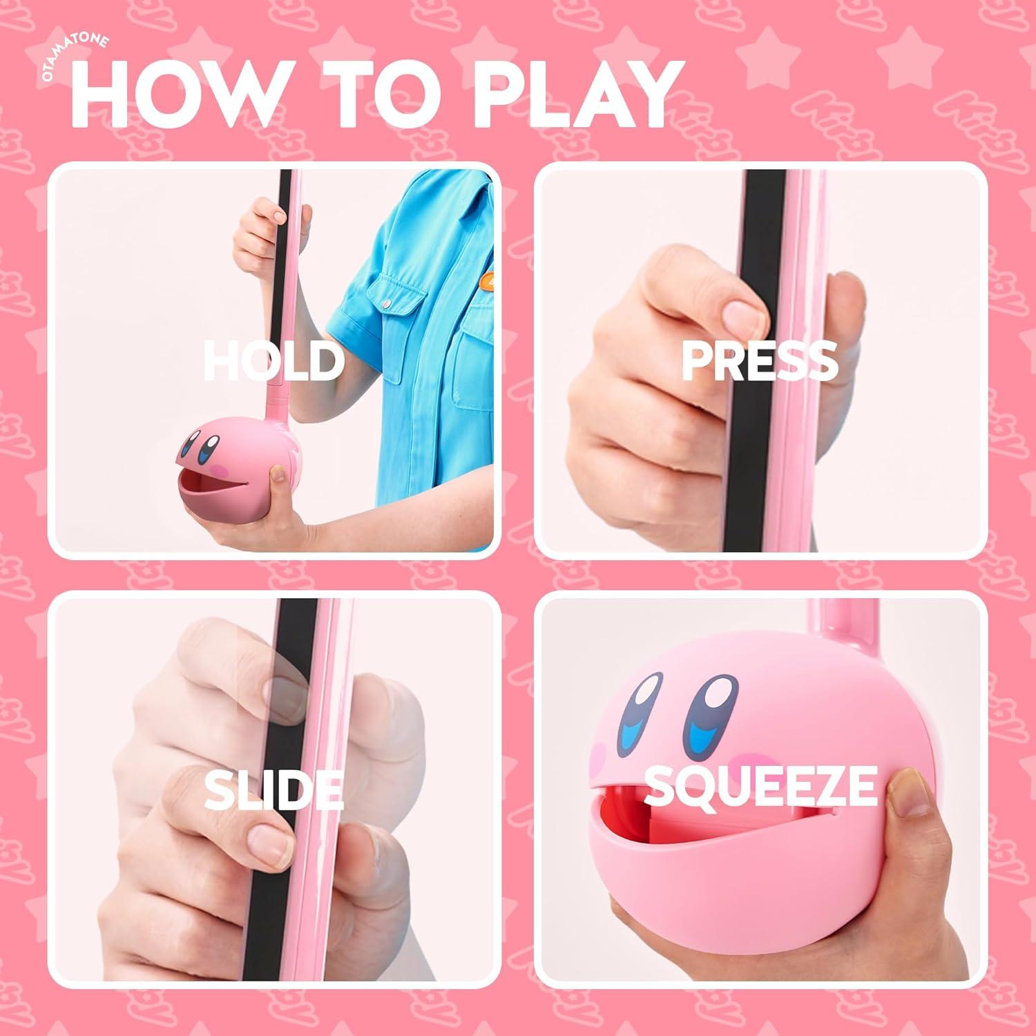 imageOtamatone Deluxe Japanese Musical Instrument Portable Music Synthesizer from Japan by Maywa Denki Studio Award Winning Educational Fun Gift for Children Teens ampamp Adults Kirby English ManualKirby Deluxe English Edition