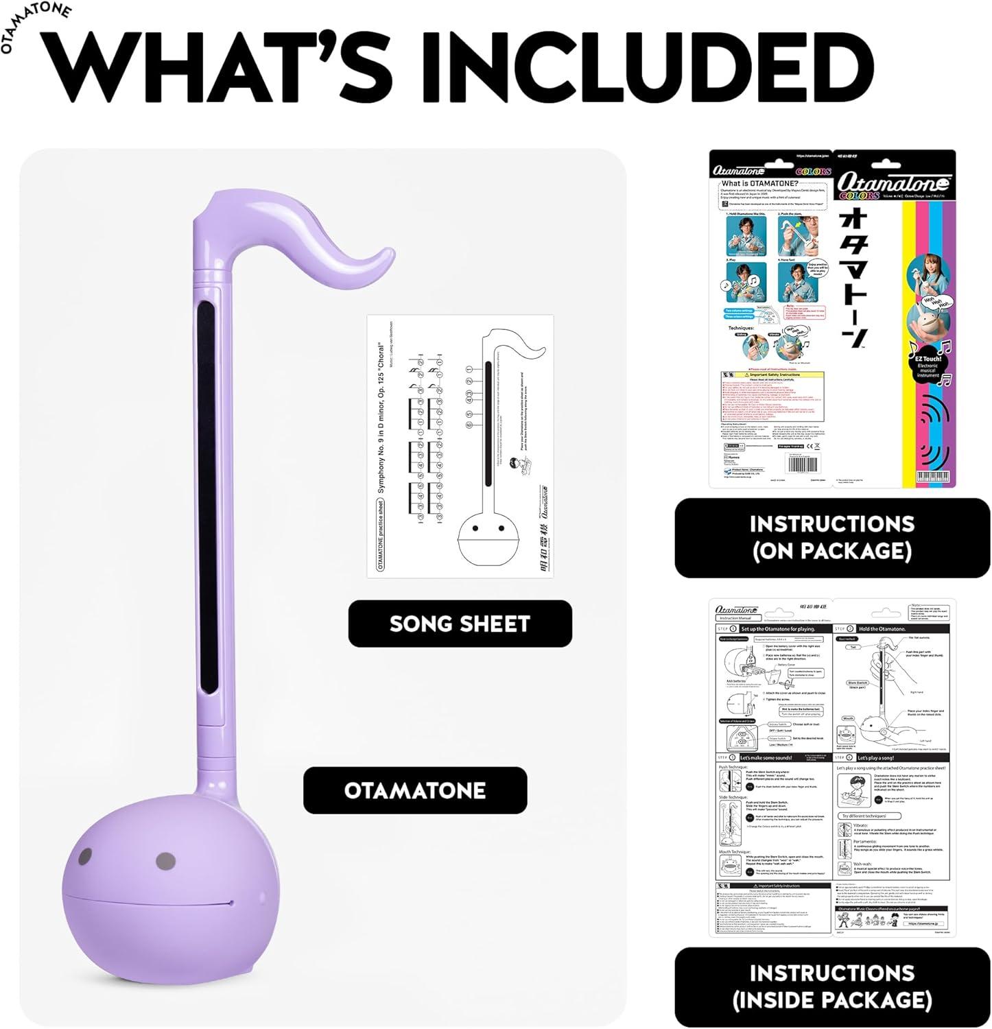 imageOtamatone Japanese Electronic Musical Instrument Portable Music Synthesizer from Japan by Maywa Denki Studio Award Winning Educational Fun Gift for Children Teens ampamp Adults ButterPurple