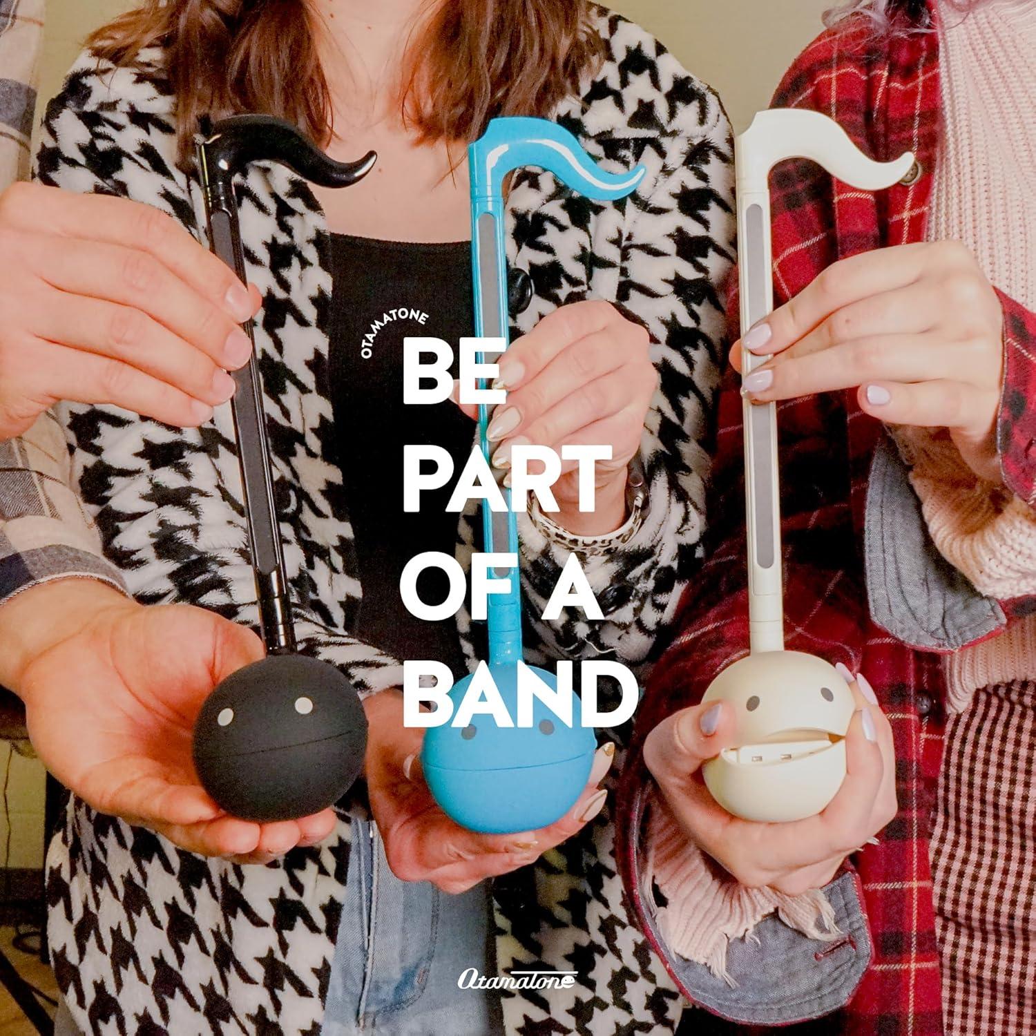 imageOtamatone Japanese Electronic Musical Instrument Portable Music Synthesizer from Japan by Maywa Denki Studio Award Winning Educational Fun Gift for Children Teens ampamp Adults BlueBlack White Unicorn Set