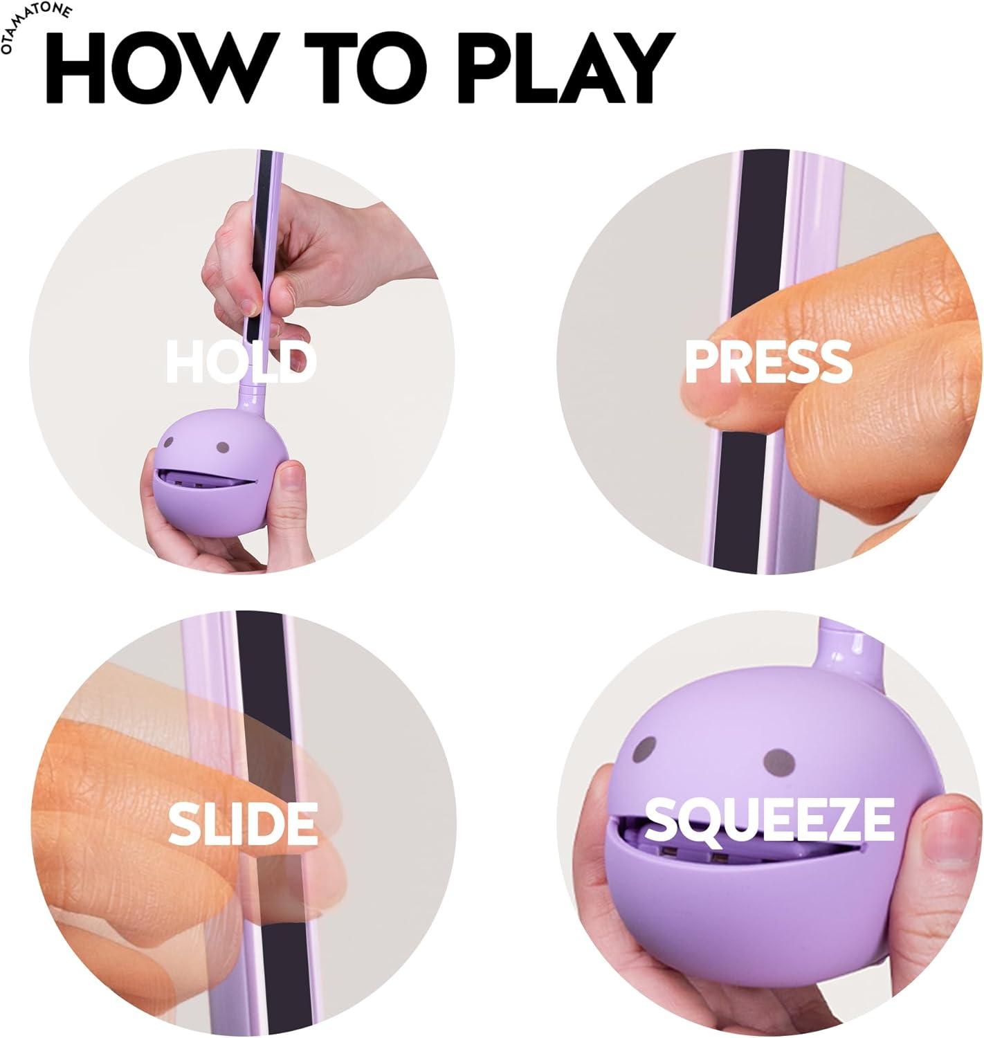 imageOtamatone Japanese Electronic Musical Instrument Portable Music Synthesizer from Japan by Maywa Denki Studio Award Winning Educational Fun Gift for Children Teens ampamp Adults ButterPurple