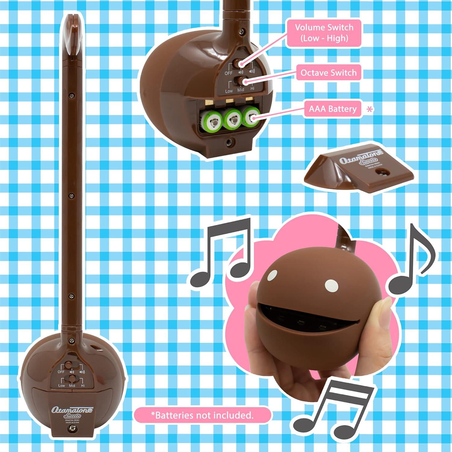 imageOtamatone Japanese Electronic Musical Instrument Portable Music Synthesizer from Japan by Maywa Denki Studio Award Winning Educational Fun Gift for Children Teens ampamp Adults MintStrawberry Mint Chocolate Set