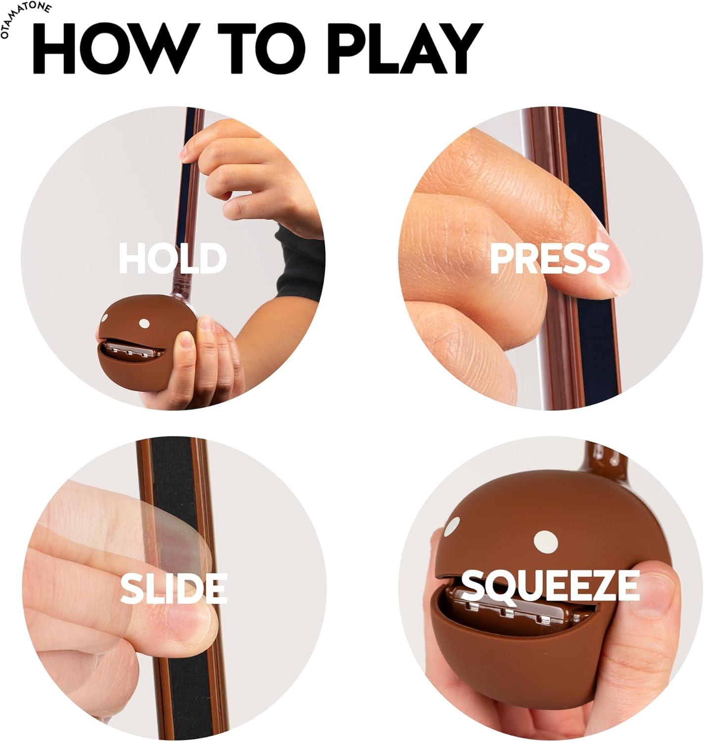 imageOtamatone Japanese Electronic Musical Instrument Portable Music Synthesizer from Japan by Maywa Denki Studio Award Winning Educational Fun Gift for Children Teens ampamp Adults MintChocolate