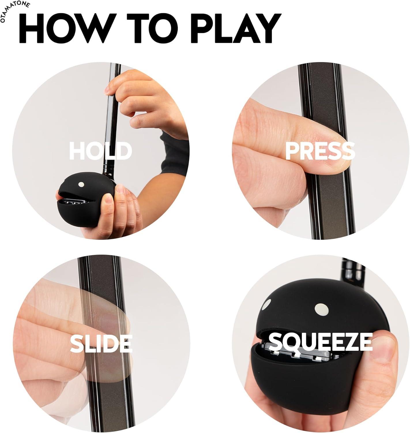 imageOtamatone Japanese Electronic Musical Instrument Portable Music Synthesizer from Japan by Maywa Denki Studio Award Winning Educational Fun Gift for Children Teens ampamp Adults BlueBlack