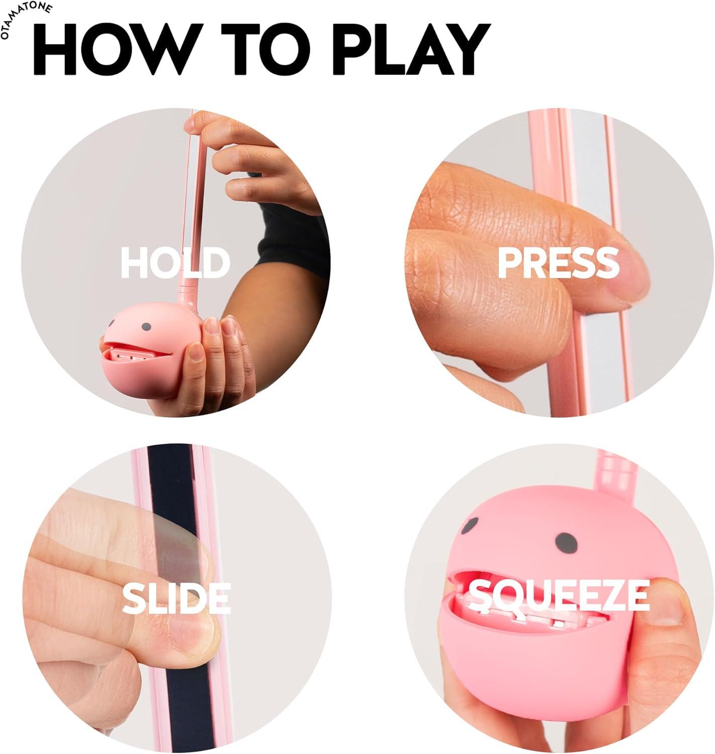 imageOtamatone Japanese Electronic Musical Instrument Portable Music Synthesizer from Japan by Maywa Denki Studio Award Winning Educational Fun Gift for Children Teens ampamp Adults MintStrawberry