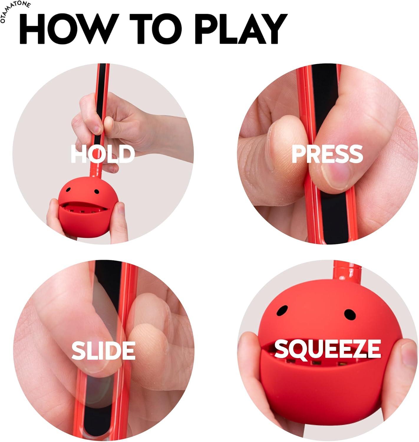 imageOtamatone Japanese Electronic Musical Instrument Portable Music Synthesizer from Japan by Maywa Denki Studio Award Winning Educational Fun Gift for Children Teens ampamp Adults ButterRed