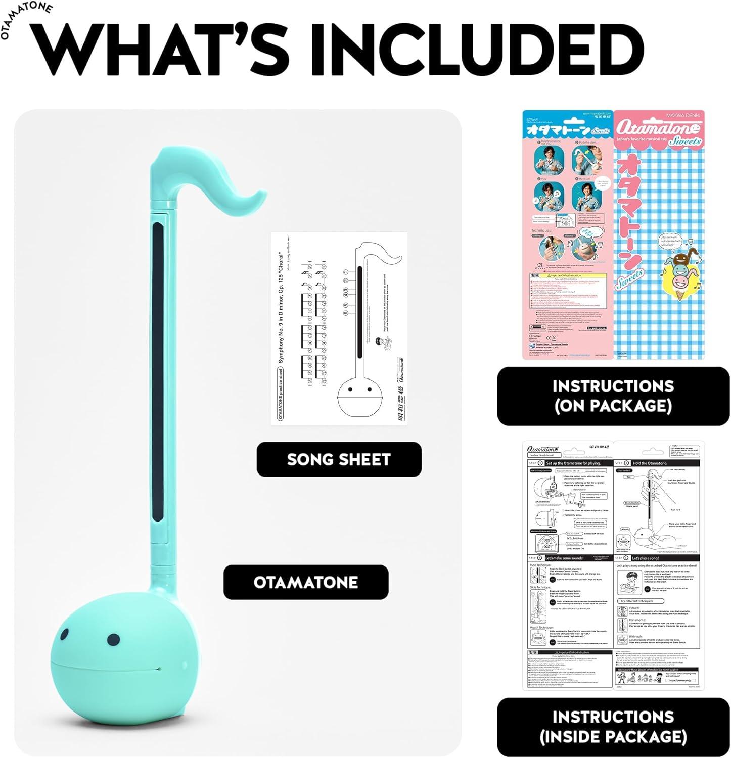 imageOtamatone Japanese Electronic Musical Instrument Portable Music Synthesizer from Japan by Maywa Denki Studio Award Winning Educational Fun Gift for Children Teens ampamp Adults MintMint