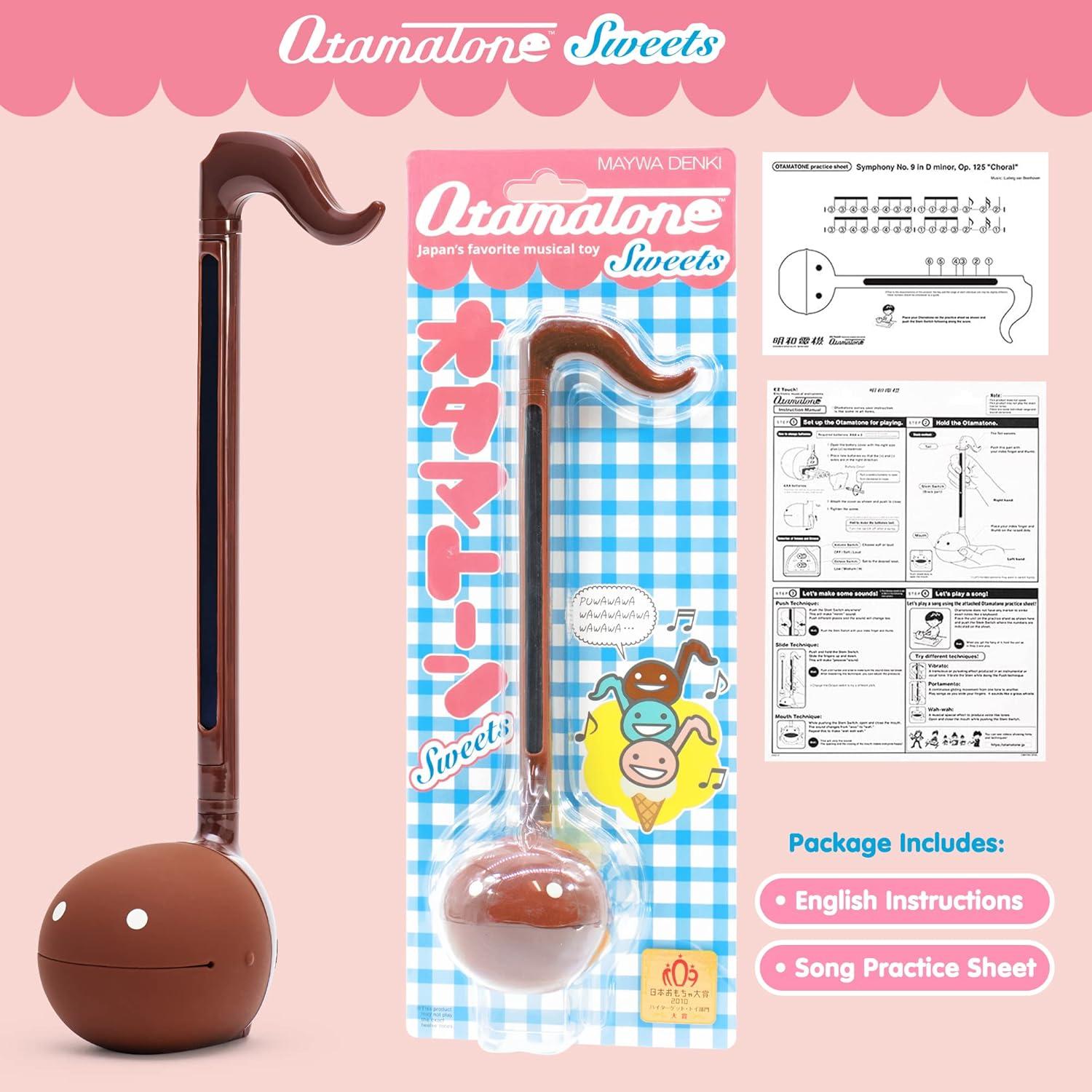 imageOtamatone Japanese Electronic Musical Instrument Portable Music Synthesizer from Japan by Maywa Denki Studio Award Winning Educational Fun Gift for Children Teens ampamp Adults MintStrawberry Mint Chocolate Set