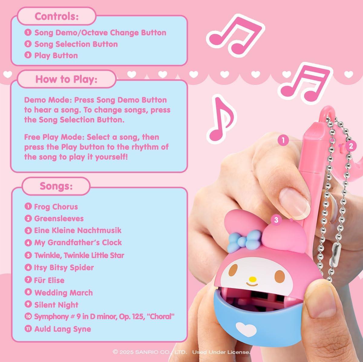 imageOtamatone Melody Hello Kitty and Friends Electronic Portable Music Instrument Synthesizer Toy from Japan by Maywa Denki English Instructions Hello KittyMy Melody