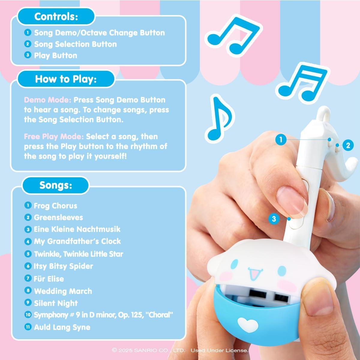 imageOtamatone Melody Hello Kitty and Friends Electronic Portable Music Instrument Synthesizer Toy from Japan by Maywa Denki English Instructions Hello KittyCinnamoroll