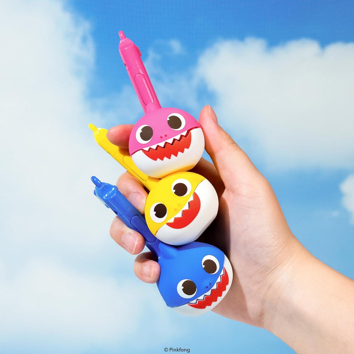 imageOtamatone Melody Special Baby Shark Edition Portable Mini Size Electronic Keychain Musical Toy from Japan by Maywa Denki English Instructions Daddy SharkMommy Shark