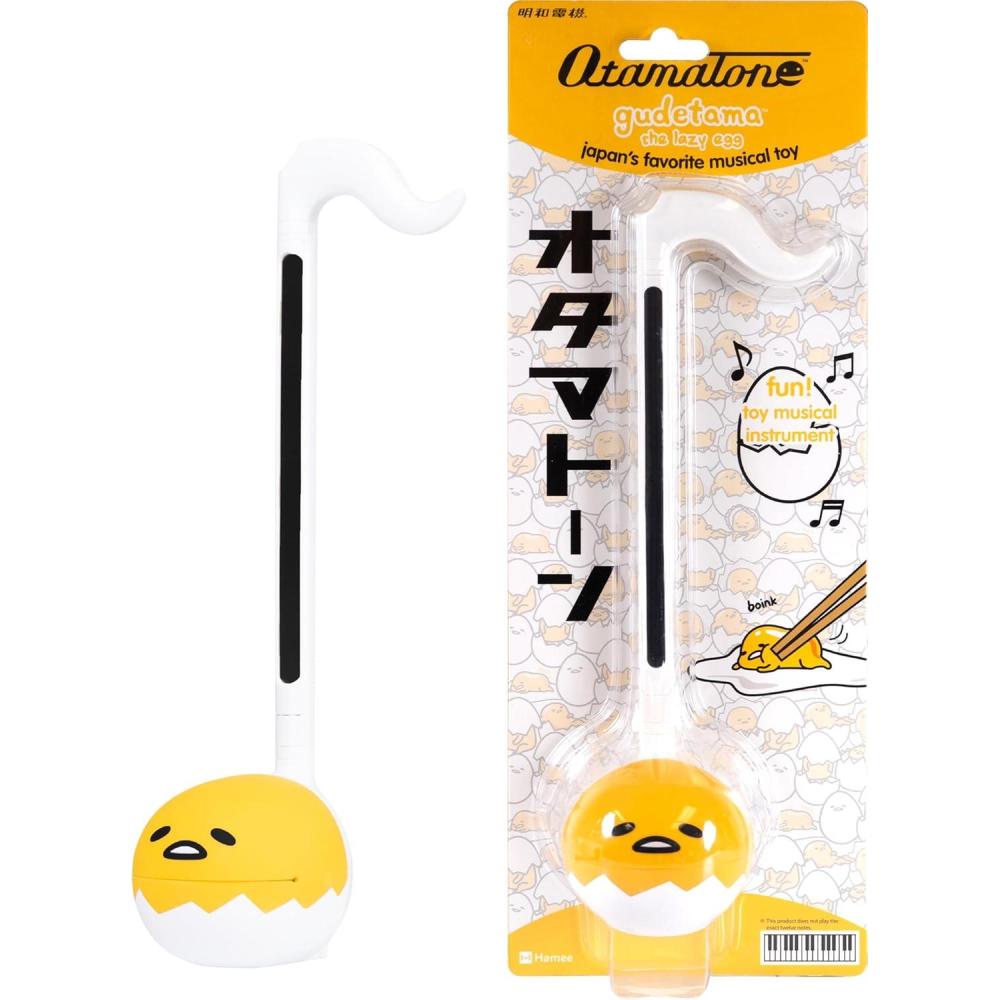 imageOtamatone Classic Aggretsuko Happy Sweet Officially Licensed Sanrio Japanese Character Electronic Musical Instrument Portable Synthesizer from Japan Maywa Denki for Children Kids and Adults GiftGudetama