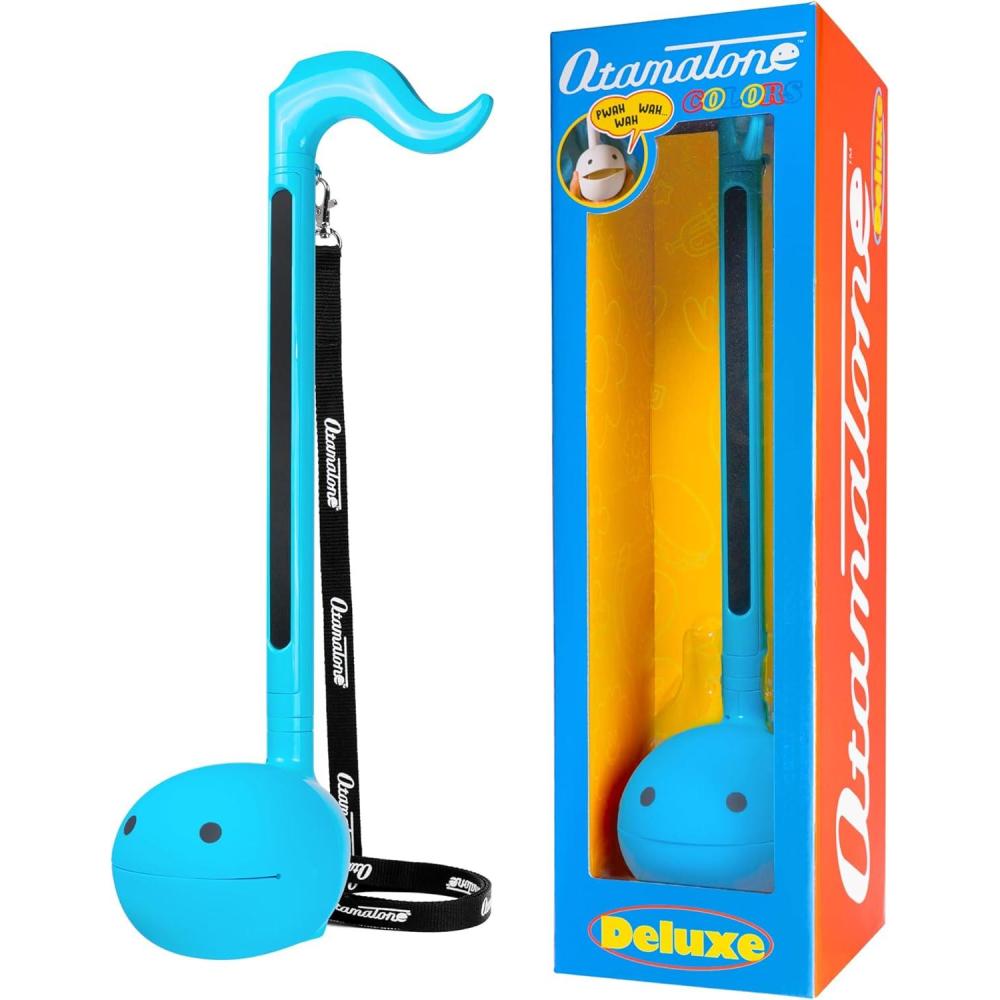 imageOtamatone Deluxe Electronic Musical Instrument for Adults Portable Synthesizer Digital Electric Music from Japan by CubeMaywa Denki Cool Stuff Gifts Unicorn English ManualBlue Deluxe