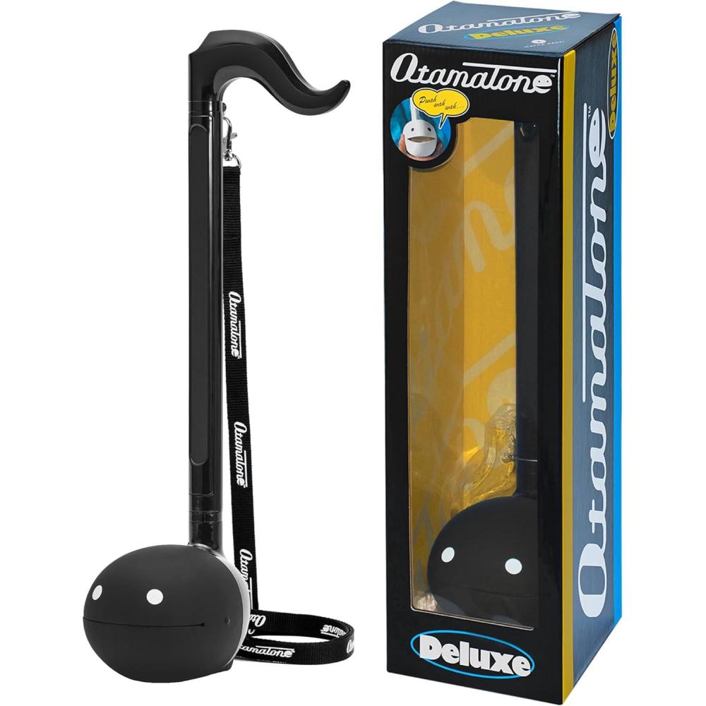 imageOtamatone Deluxe English Manual Electronic Musical Instrument Synthesizer from Japan by CubeMaywa Denki WhiteDeluxe Black