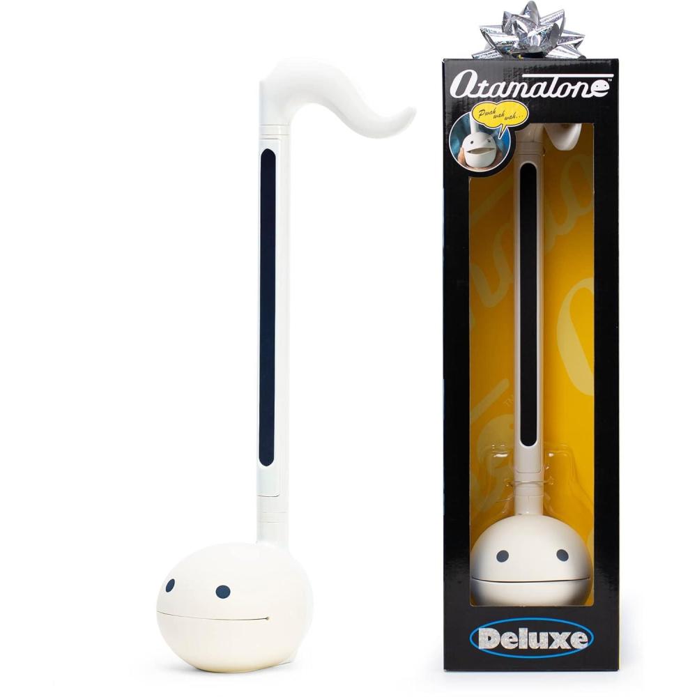 imageOtamatone Deluxe English Manual Electronic Musical Instrument Synthesizer from Japan by CubeMaywa Denki WhiteDeluxe English White