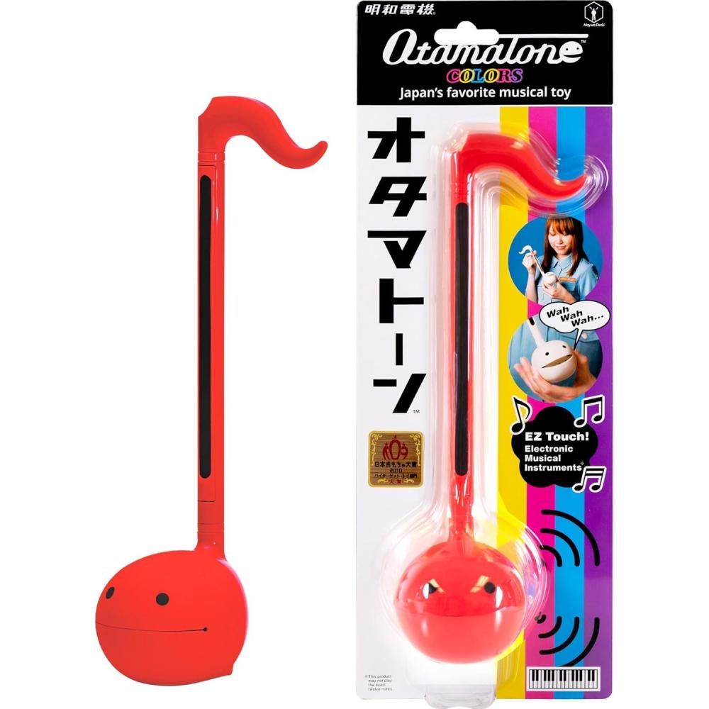 imageOtamatone Japanese Electronic Musical Instrument Portable Music Synthesizer from Japan by Maywa Denki Studio Award Winning Educational Fun Gift for Children Teens ampamp Adults ButterRed
