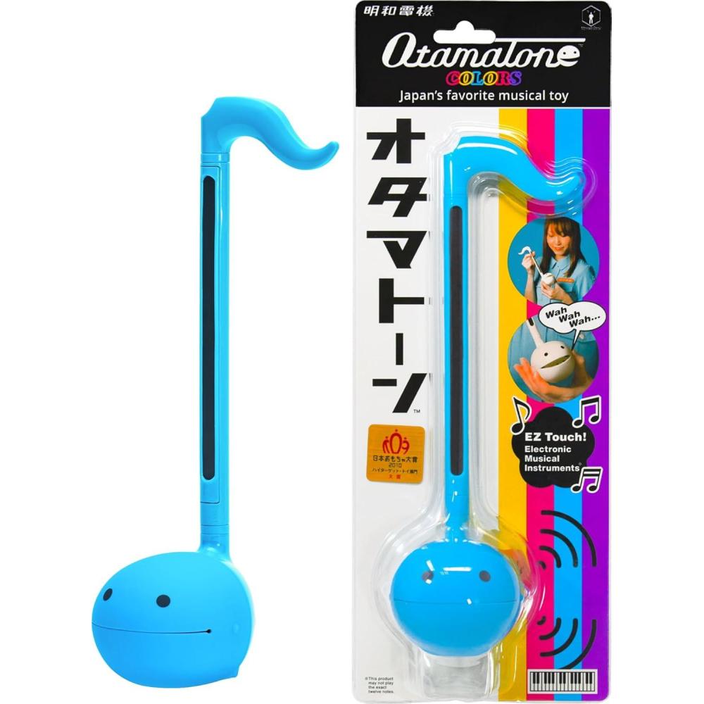 imageOtamatone Japanese Electronic Musical Instrument Portable Music Synthesizer from Japan by Maywa Denki Studio Award Winning Educational Fun Gift for Children Teens ampamp Adults BlueBlue
