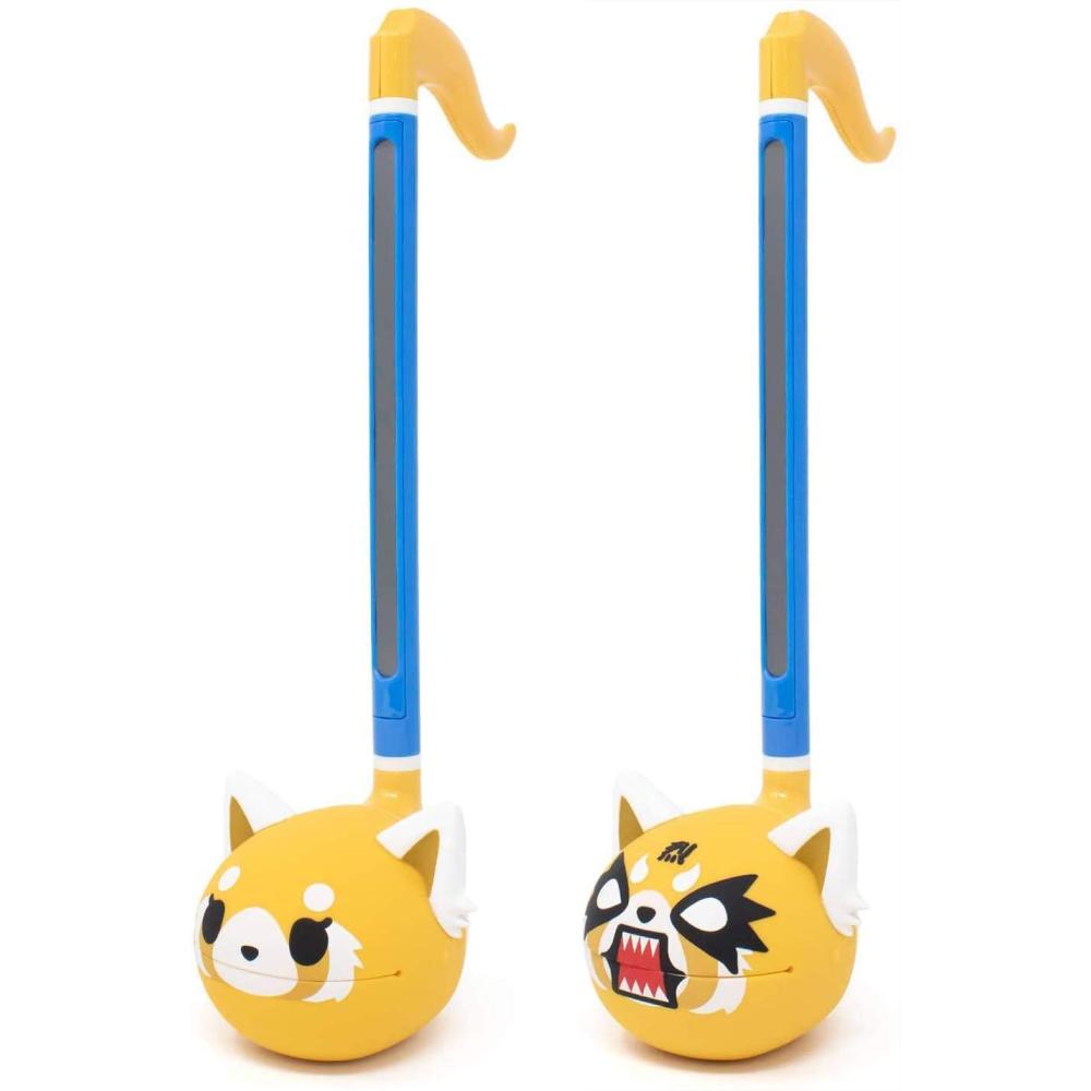 imageSpecial Edition Sanrio Otamatone 2 Pc Set  Aggretsuko Sweet  Rage  Fun Electronic Musical Toy Instrument by Maywa Denki Official Licensed Includes Song Sheet and English Instructions