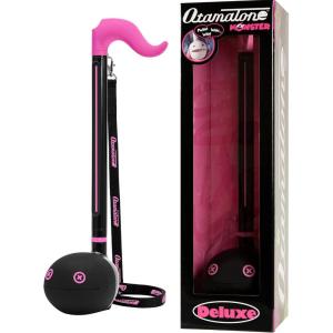 Otamatone Deluxe Electronic Musical Instrument for Adults Portable Synthesizer Digital Electric Music from Japan by Maywa Denki Cool Stuff Gifts, Monster (Lime Green) [English Manual](Pink)