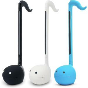 Otamatone Japanese Electronic Musical Instrument Portable Music Synthesizer from Japan by Maywa Denki Studio, Award Winning, Educational Fun Gift for Children, Teens & Adults – Blue(Black  White  Blue Set)