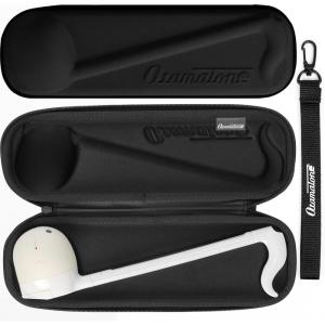 Otamatone Official Slim Case (Regular – 10.7 inch) Musical Instrument Toy Synthesizer Hard Shell Cover, Smooth Fitted Protective Interior with Official Logo Strap (Blue)(Black)