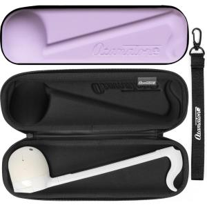Otamatone Official Slim Case (Regular – 10.7 inch) Musical Instrument Toy Synthesizer Hard Shell Cover, Smooth Fitted Protective Interior with Official Logo Strap (Blue)(Violet)