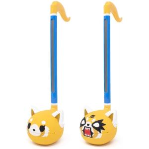 Special Edition Sanrio Otamatone (2 Pc. Set – Aggretsuko Sweet + Rage) – Fun Electronic Musical Toy Instrument by Maywa Denki (Official Licensed) [Includes Song Sheet and English Instructions]
