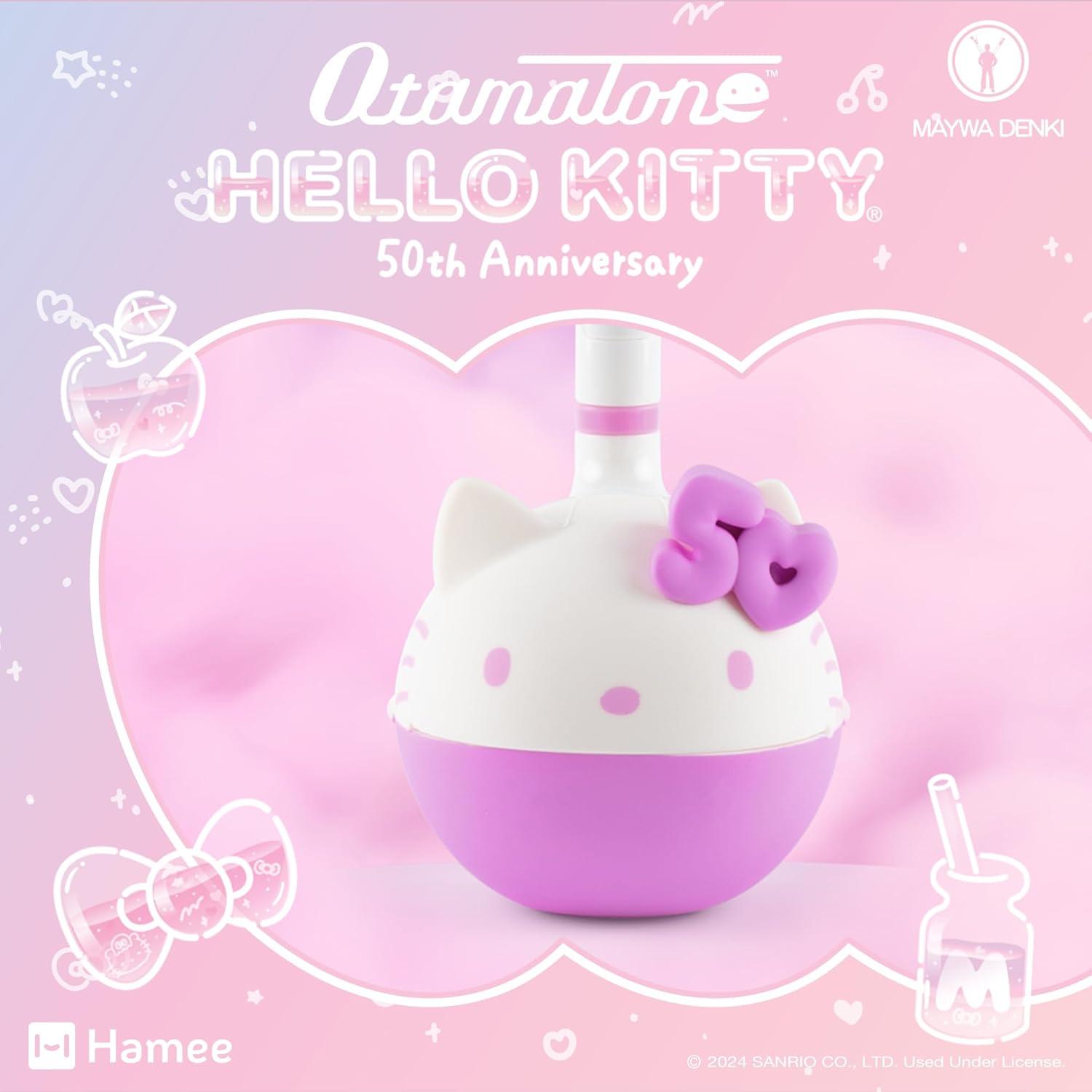 imageOtamatone Special Edition Sanrio Hello Kitty 50th Anniversary Electronic Portable Music Instrument Synthesizer Toy from Japan Limited Edition English Instructions