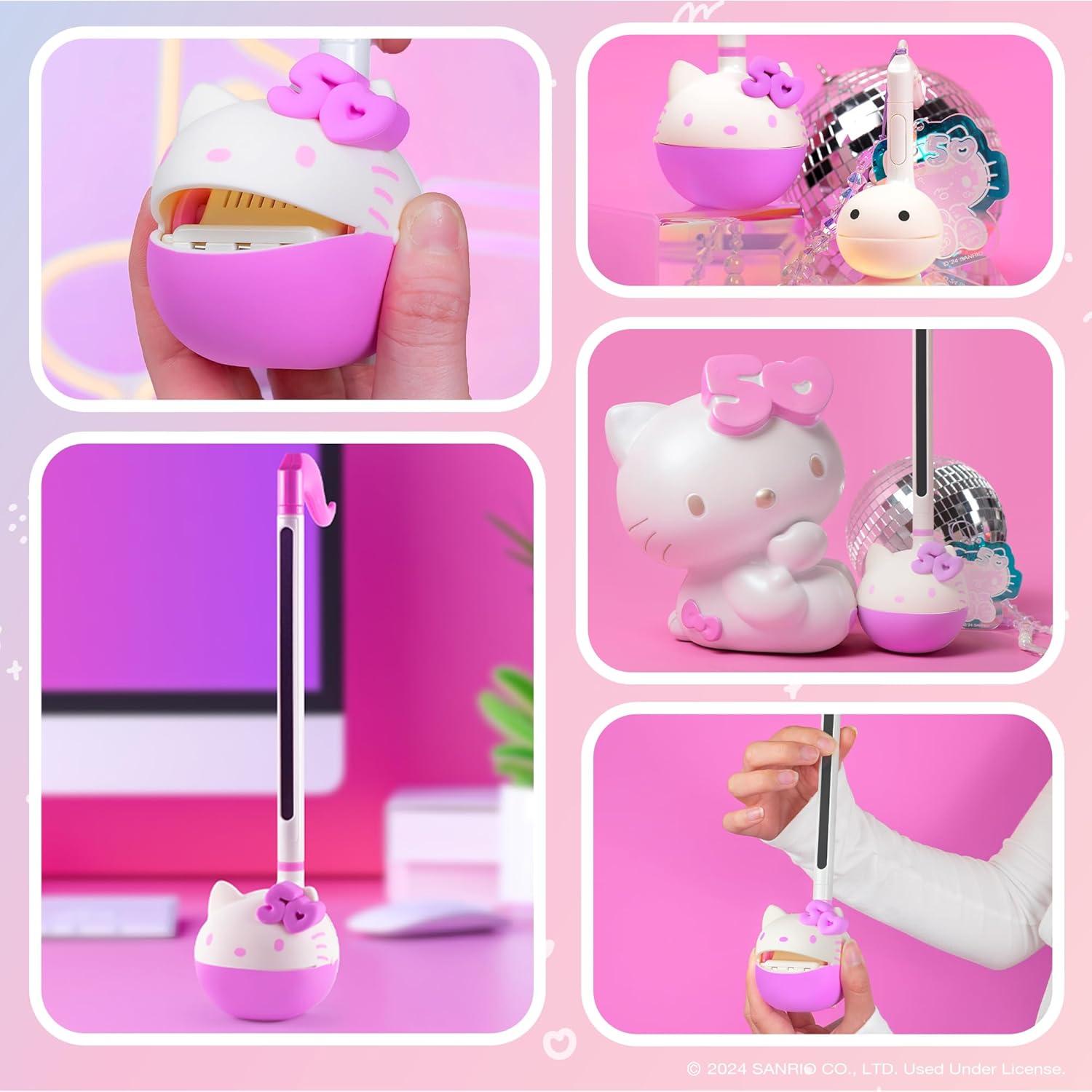 imageOtamatone Special Edition Sanrio Hello Kitty 50th Anniversary Electronic Portable Music Instrument Synthesizer Toy from Japan Limited Edition English Instructions