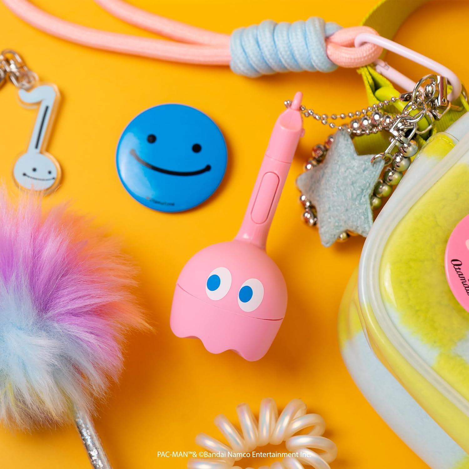 imageOtamatone Melody Original PACMan Electronic Portable Music Toy Player Synthesizer from Japan by Maywa Denki Officially Licensed Merchandise with English Instructions Keychain Accessory ClydePinky