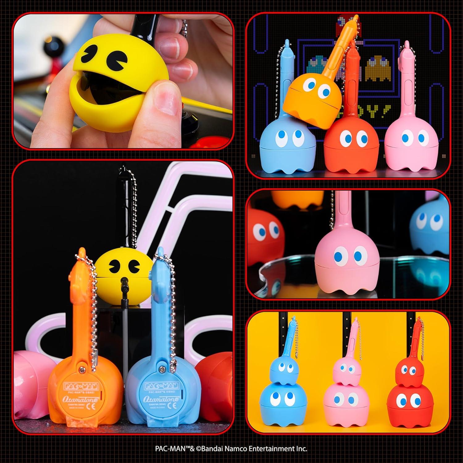 imageOtamatone Melody Original PACMan Electronic Portable Music Toy Player Synthesizer from Japan by Maywa Denki Officially Licensed Merchandise with English Instructions Keychain Accessory ClydePacman