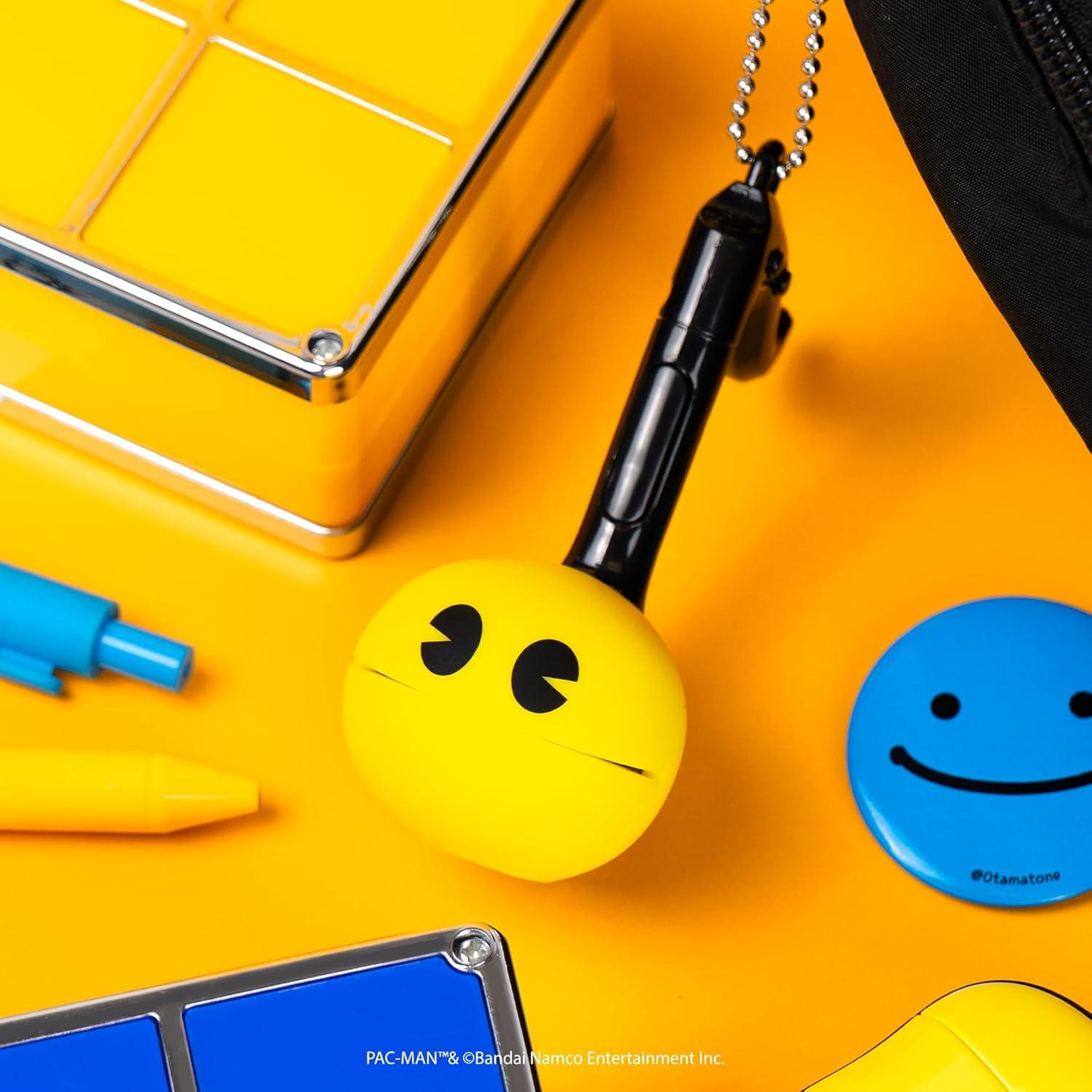 imageOtamatone Melody Original PACMan Electronic Portable Music Toy Player Synthesizer from Japan by Maywa Denki Officially Licensed Merchandise with English Instructions Keychain Accessory ClydePacman