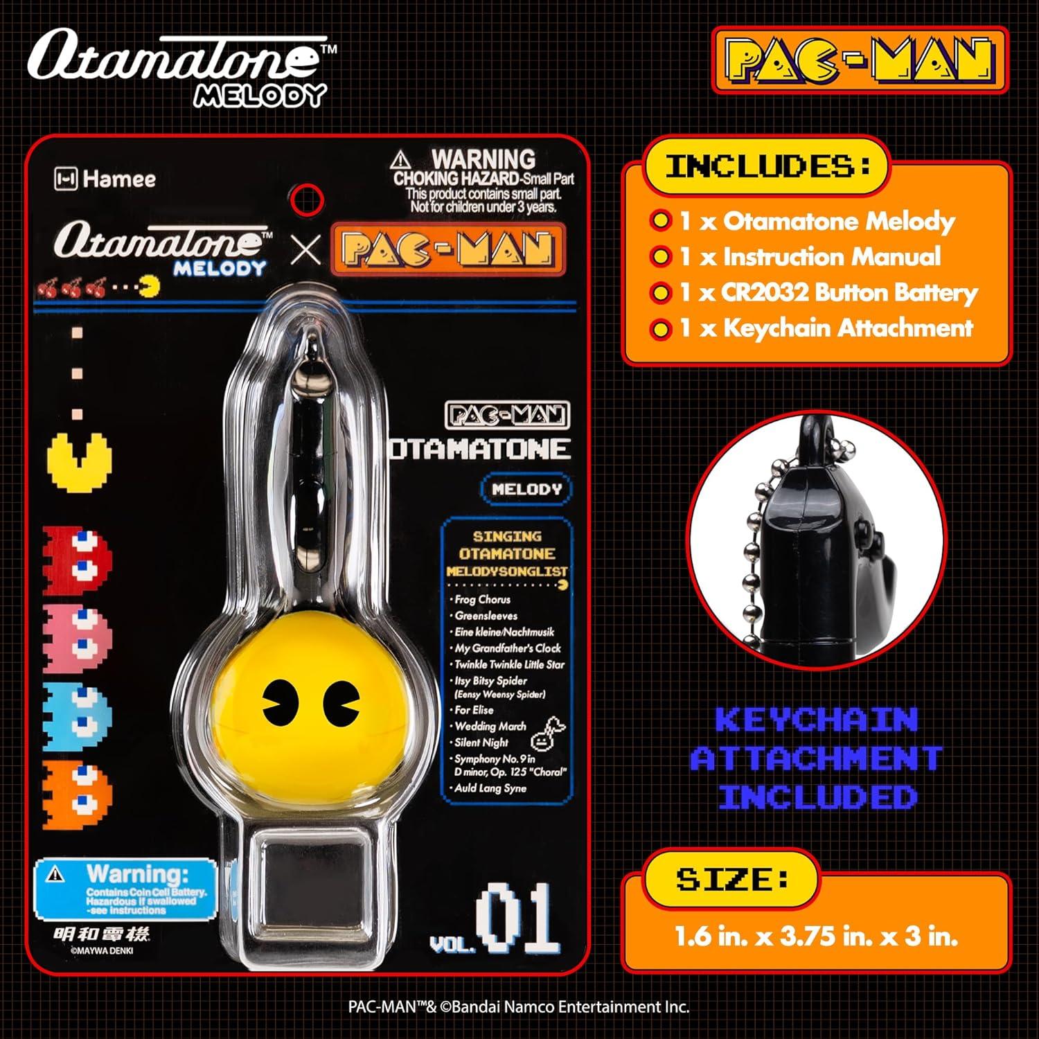 imageOtamatone Melody Original PACMan Electronic Portable Music Toy Player Synthesizer from Japan by Maywa Denki Officially Licensed Merchandise with English Instructions Keychain Accessory ClydePacman