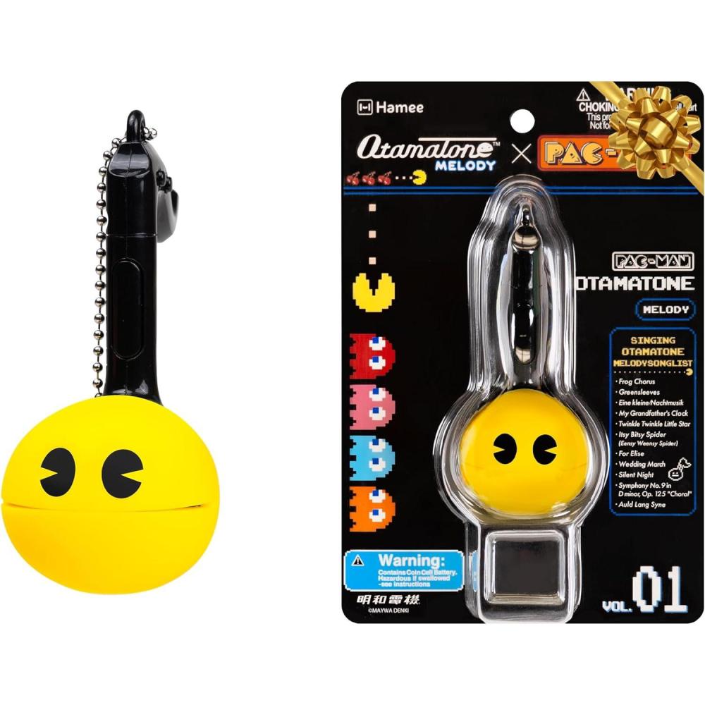imageOtamatone Melody Original PACMan Electronic Portable Music Toy Player Synthesizer from Japan by Maywa Denki Officially Licensed Merchandise with English Instructions Keychain Accessory  ClydePacman